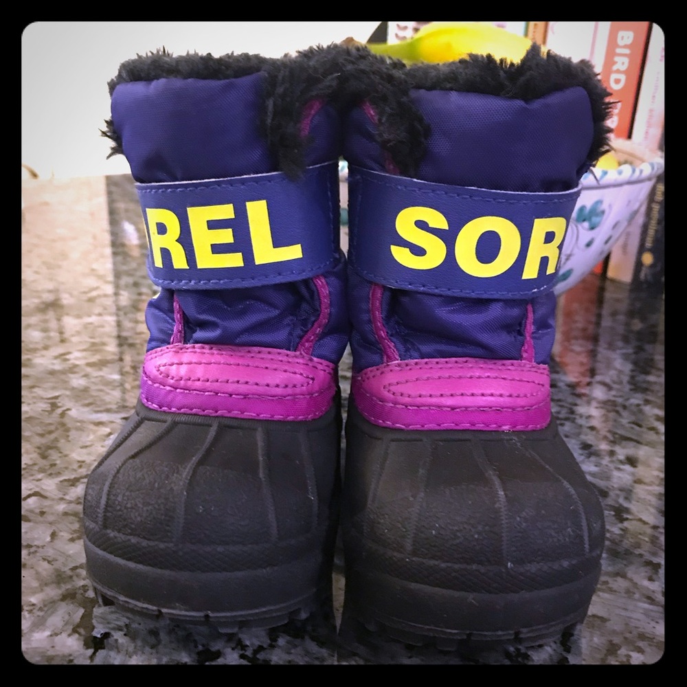 Sorel Snow Commander boots (toddler/baby size 4)